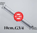 20/30/40/50/60/70Cm Lengthen 1/2 3/4 Shower Extension Rod Tube Bar Pipe 10Cm G3 4 Two Side