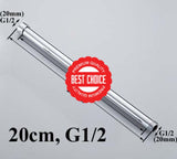 20/30/40/50/60/70Cm Lengthen 1/2 3/4 Shower Extension Rod Tube Bar Pipe 20Cm G1 2 Two Side