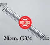 20/30/40/50/60/70Cm Lengthen 1/2 3/4 Shower Extension Rod Tube Bar Pipe 20Cm G3 4 Two Side