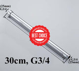 20/30/40/50/60/70Cm Lengthen 1/2 3/4 Shower Extension Rod Tube Bar Pipe 30Cm G3 4 Two Side