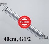 20/30/40/50/60/70Cm Lengthen 1/2 3/4 Shower Extension Rod Tube Bar Pipe 40Cm G1 2 Two Side