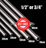 20/30/40/50/60/70Cm Lengthen 1/2 3/4 Shower Extension Rod Tube Bar Pipe