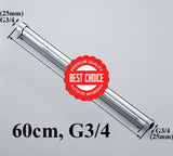 20/30/40/50/60/70Cm Lengthen 1/2 3/4 Shower Extension Rod Tube Bar Pipe 60Cm G3 4 Two Side