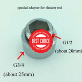 20/30/40/50/60/70Cm Lengthen 1/2 3/4 Shower Extension Rod Tube Bar Pipe Adapter 2