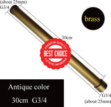 20/30/40/50/60/70Cm Lengthen 1/2 3/4 Shower Extension Rod Tube Bar Pipe Antique 30Cm G3 4